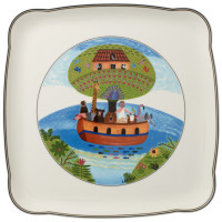 Блюдо квадратное 30см "Charm & Breakfast". Коллекция  Design Naif, 1486302808