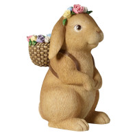 Подсвечник кролик с корзиной Spring Fantasy 10,5 x 13,4 x 19,3 см 3593890034