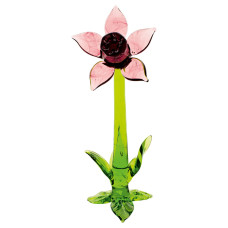 Пасхальное украшение стеклянный цветок Spring Fantasy 12 см 3593890029
