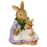Пасхальная фигура кролик Анна с мамой Spring Fantasy 16,4 x 11 x 22 см 3593890044