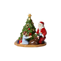 Подсвечник Christmas Toy's Санта раздающий подарки 15 x 14 x 14 см 1483276640