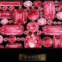 Vassoio Rettangolare RUBINI - Rectangular Tray RUBIES