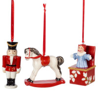 НАБОР ПОДВЕСОК "ЩЕЛКУНЧИК", 3 шт. 1483316683 NOSTALGIC ORNAMENTS