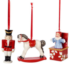 НАБОР ПОДВЕСОК "ЩЕЛКУНЧИК", 3 шт. 1483316683 NOSTALGIC ORNAMENTS